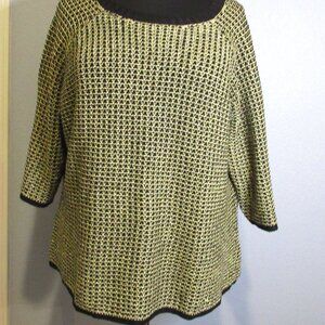 Gold and Black Sweater